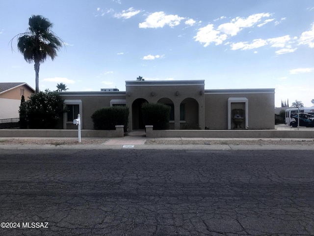 view of pueblo-style home