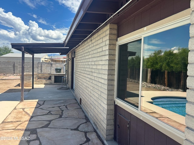 view of patio