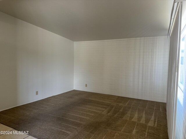 spare room with carpet floors