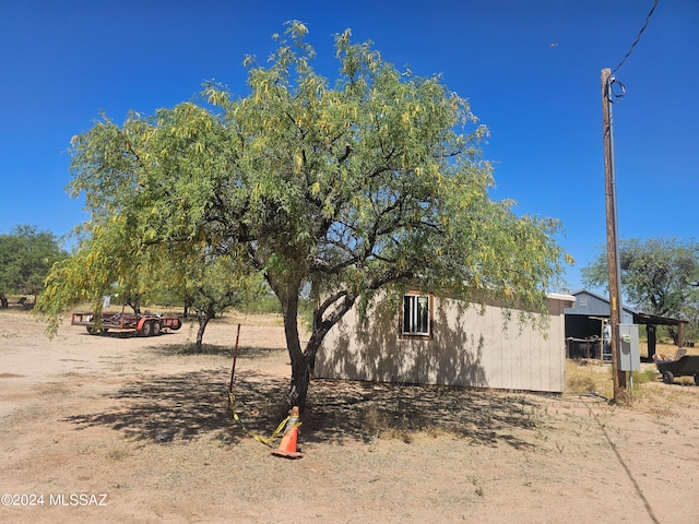 view of side of property