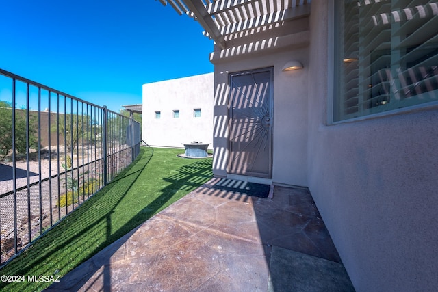 view of patio