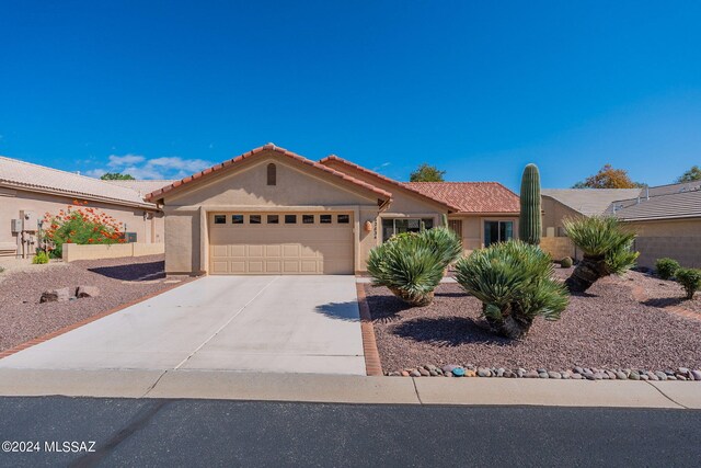 ranch-style house with a garage