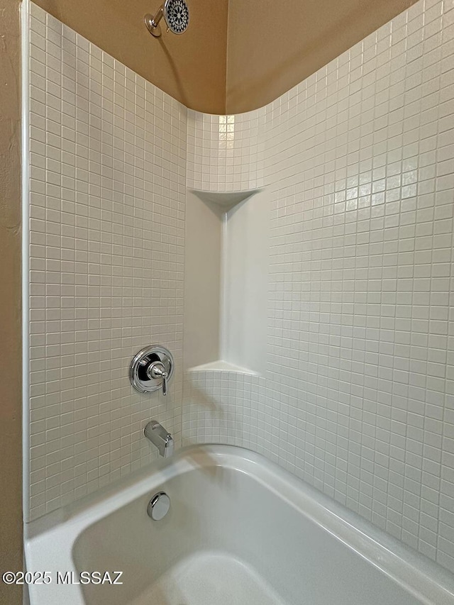 full bath featuring shower / bathing tub combination