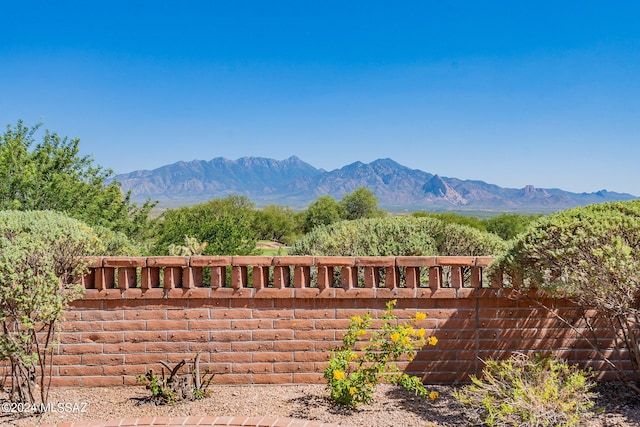 view of mountain feature