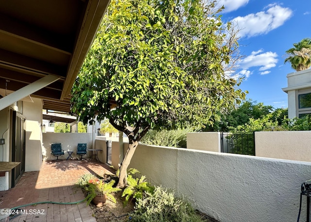 view of patio