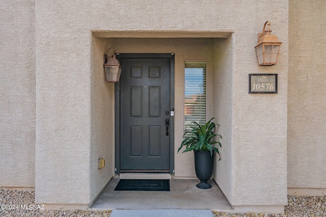 view of entrance to property