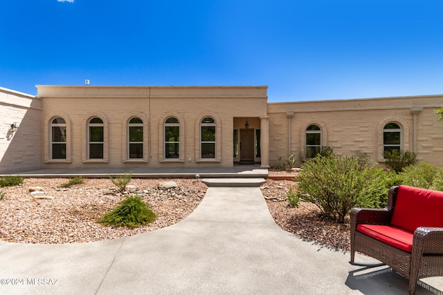 view of front of home