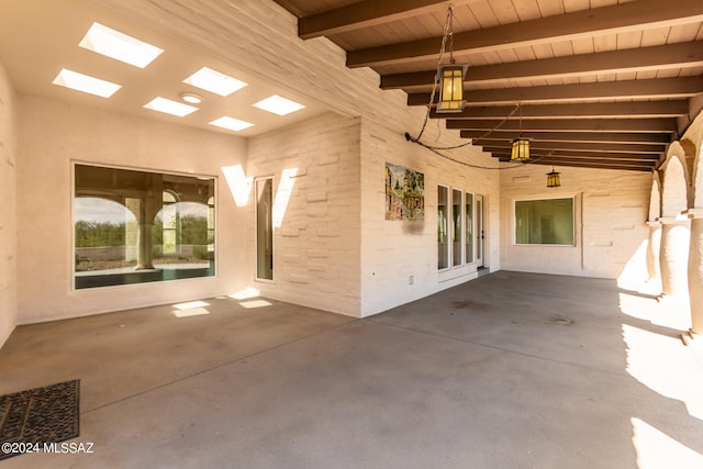 view of patio / terrace with visible vents