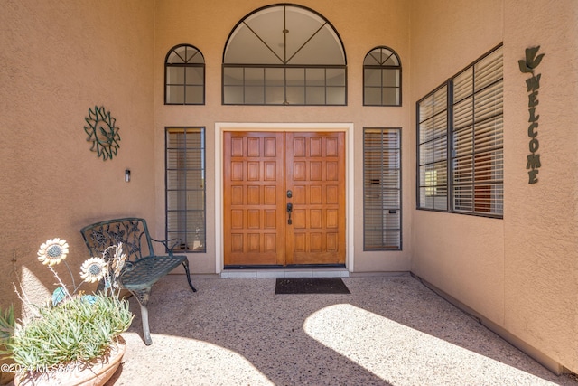 view of property entrance