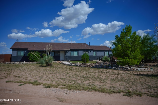 view of ranch-style house