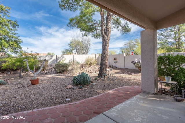 view of patio