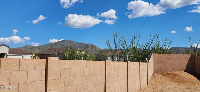 view of mountain feature