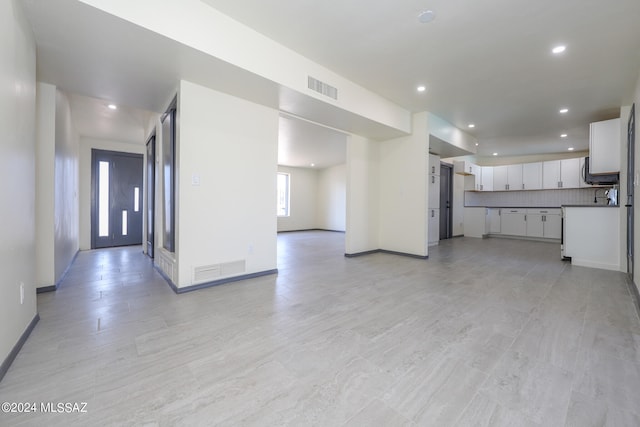 view of unfurnished living room