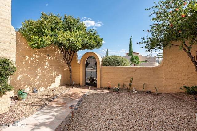 view of entrance to property