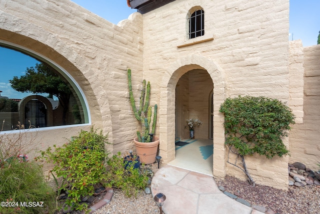 view of entrance to property