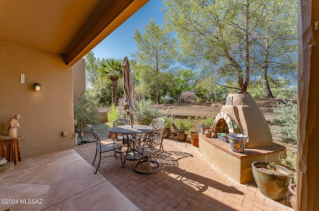 view of patio