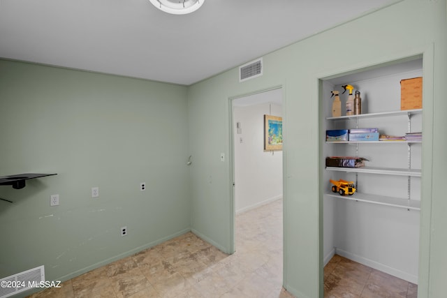 view of laundry room