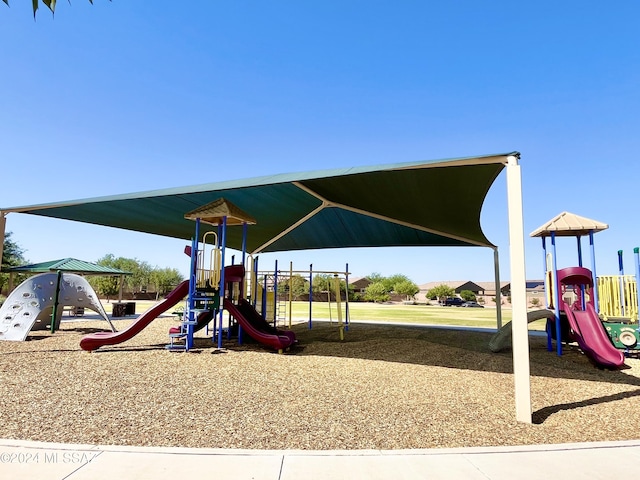 view of communal playground