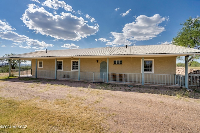 view of rear view of house