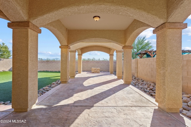 view of patio