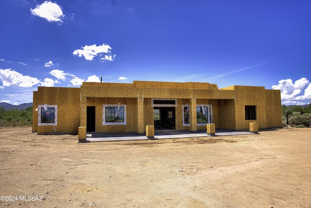 view of rear view of property