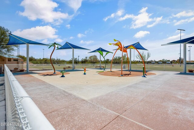 view of jungle gym