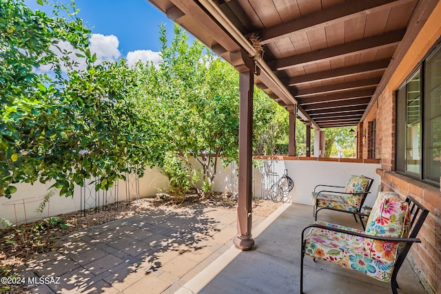 view of patio