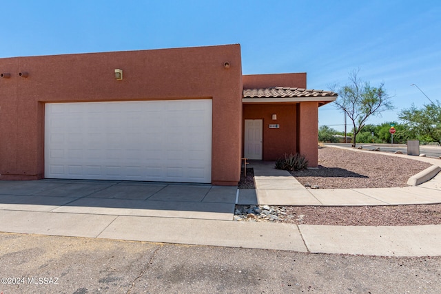 view of adobe home