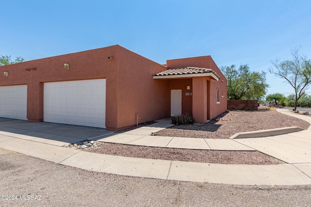 view of adobe home