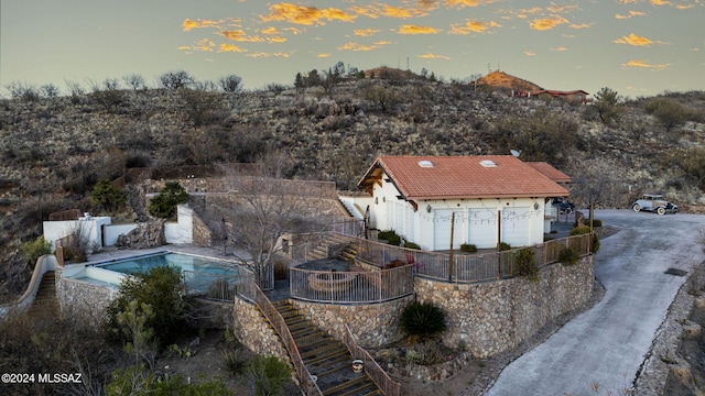 aerial view