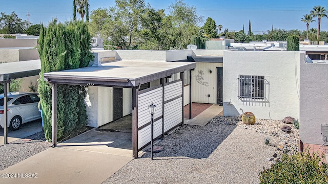 view of front of home