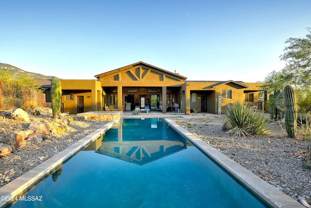 pool featuring a patio