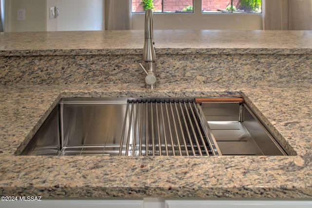 interior details with sink