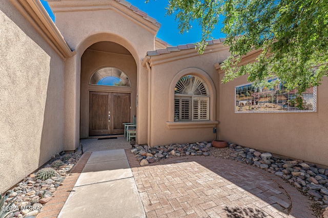 view of entrance to property