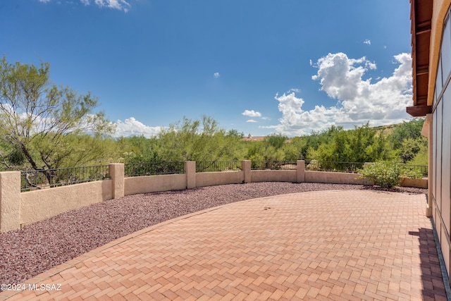 view of patio / terrace with a pergola