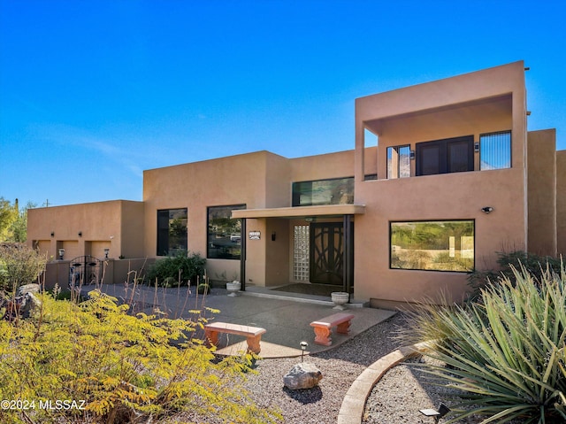 view of pueblo-style house