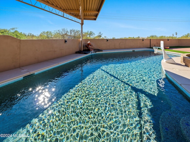 view of pool