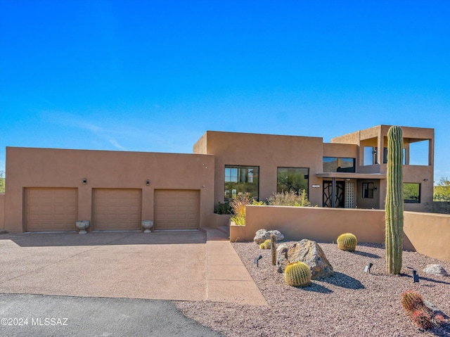 view of adobe home