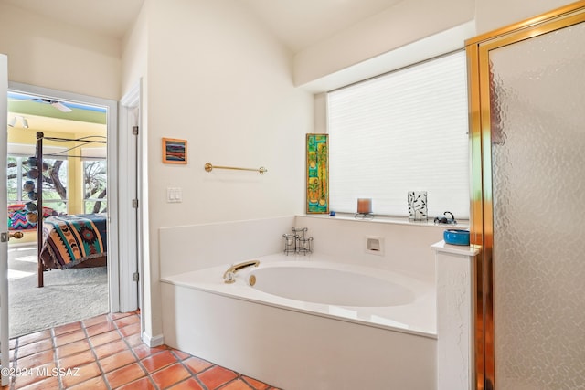 875 S Deer Meadow Loop, Tucson, AZ 85745 - ensuite bathroom with a bath and tile patterned floors