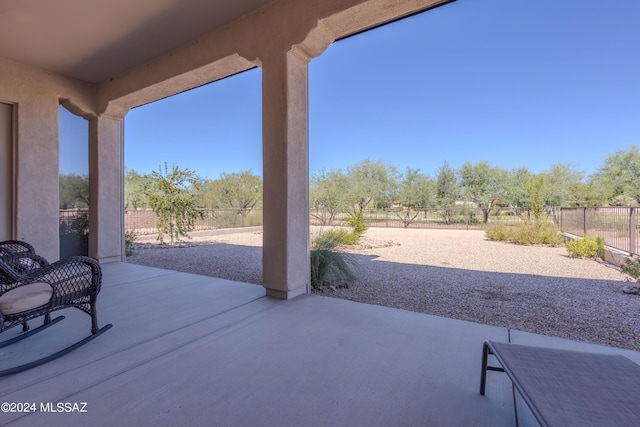 view of patio