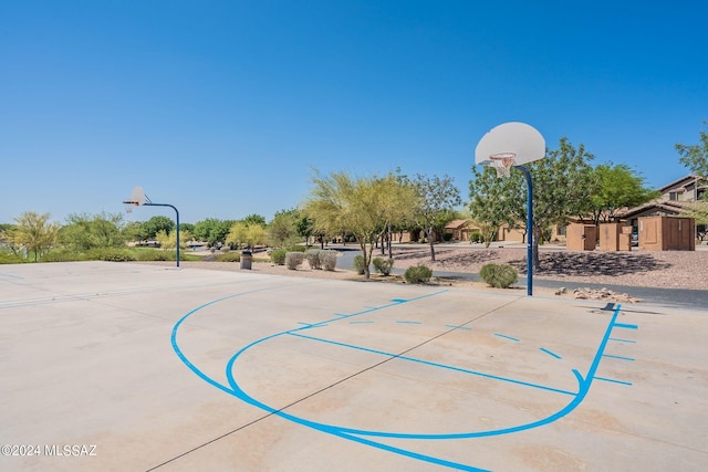 view of sport court