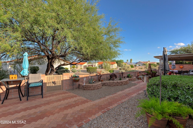 exterior space with a patio