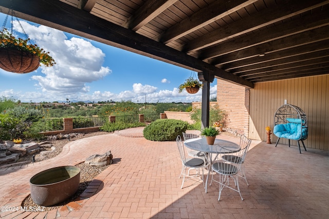 view of patio