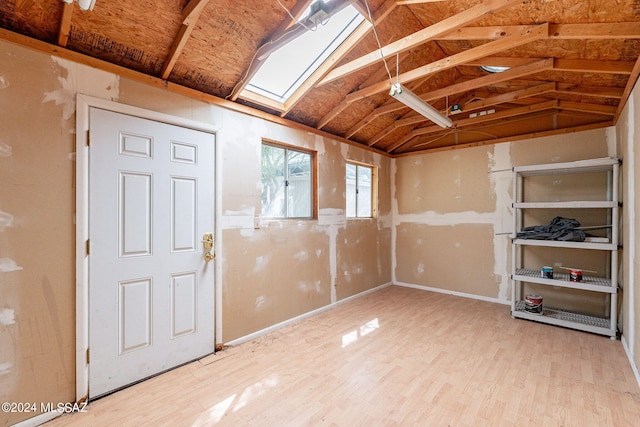 storage with a skylight