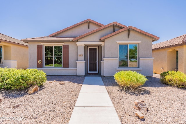 14031 E Troika St, Vail, AZ 85641 - view of front facade featuring stucco siding and a tile roof