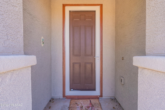 view of entrance to property