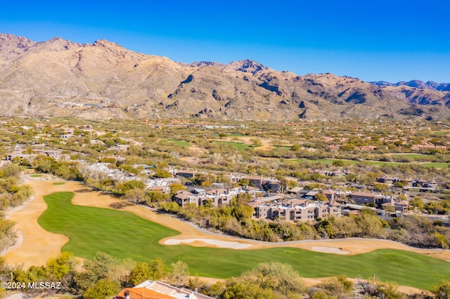 property view of mountains featuring golf course view