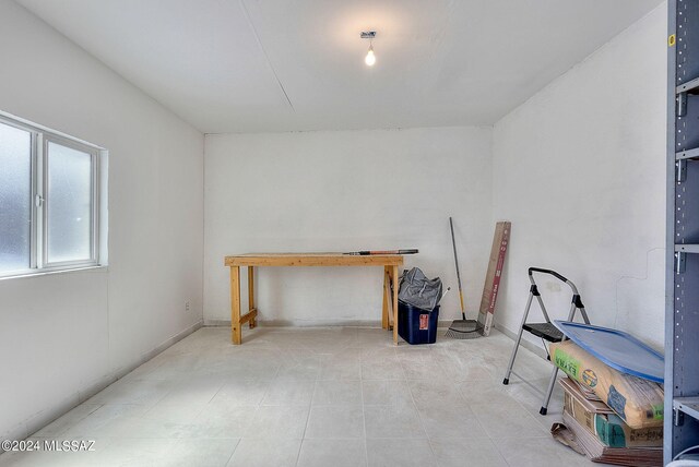 misc room featuring tile patterned flooring