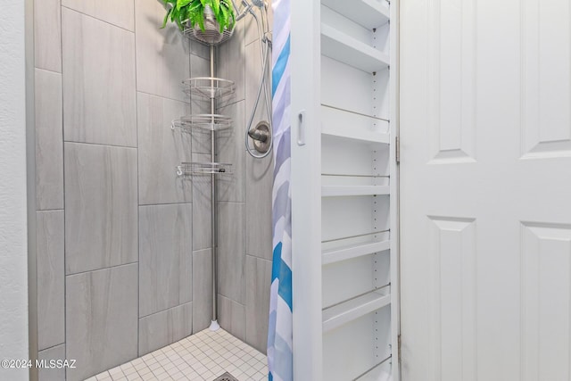 bathroom with walk in shower