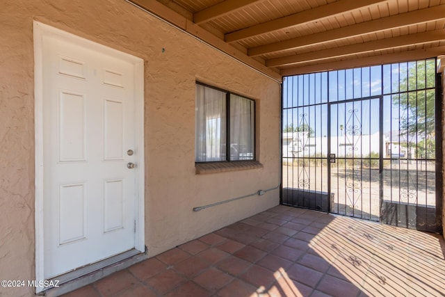 view of entrance to property